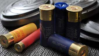Selection of shotgun ammunition