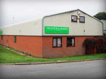 Exterior of Trulock and Harris' premises in Framlingham