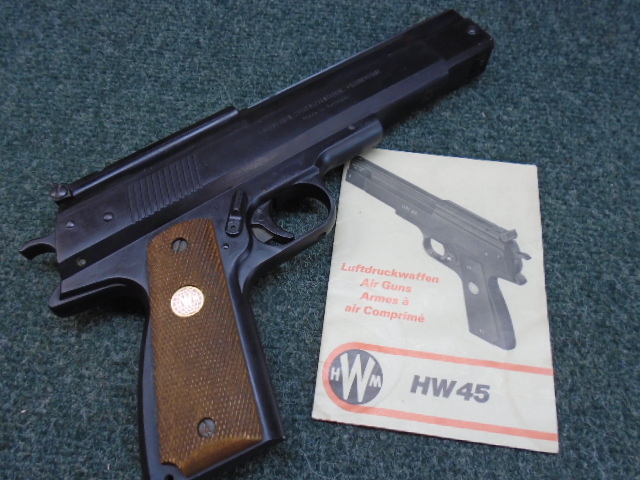 HW45 .177 air pistol by Weihrauch